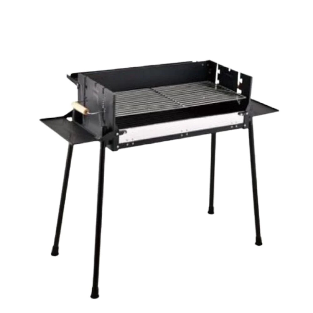 KMT Style Φορητή Αναδιπλούμενη Ψησταριά Κάρβουνου για BBQ 102×44εκ. Μαύρη KMT Style Φορητή Αναδιπλούμενη Ψησταριά Κάρβουνου για BBQ 102×44εκ. Μαύρη