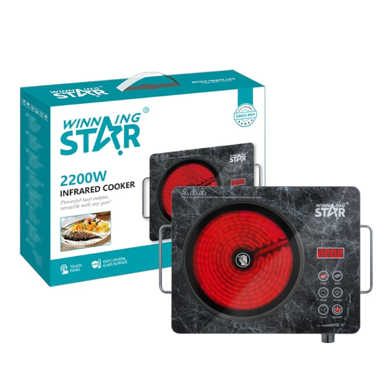 Φορητή Ηλεκτρική Επιτραπέζια Εστία 2200W Winning Star Φορητή Ηλεκτρική Επιτραπέζια Εστία 2200W Winning Star