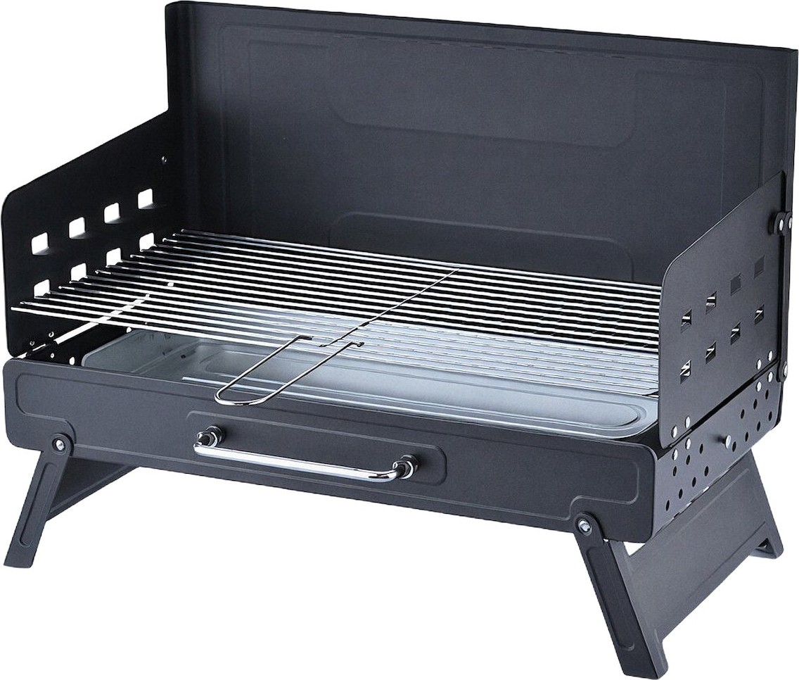 Φορητή Πτυσσόμενη Ψησταριά Κάρβουνου K-501 – BBQ σε Βαλίτσα 50x27.5cm | Εύκολη Μεταφορά, Ιδανική για Camping, Παραλία & Κήπο Φορητή Πτυσσόμενη Ψησταριά Κάρβουνου K-501 – BBQ σε Βαλίτσα 50x27.5cm | Εύκολη Μεταφορά, Ιδανική για Camping, Παραλία & Κήπο