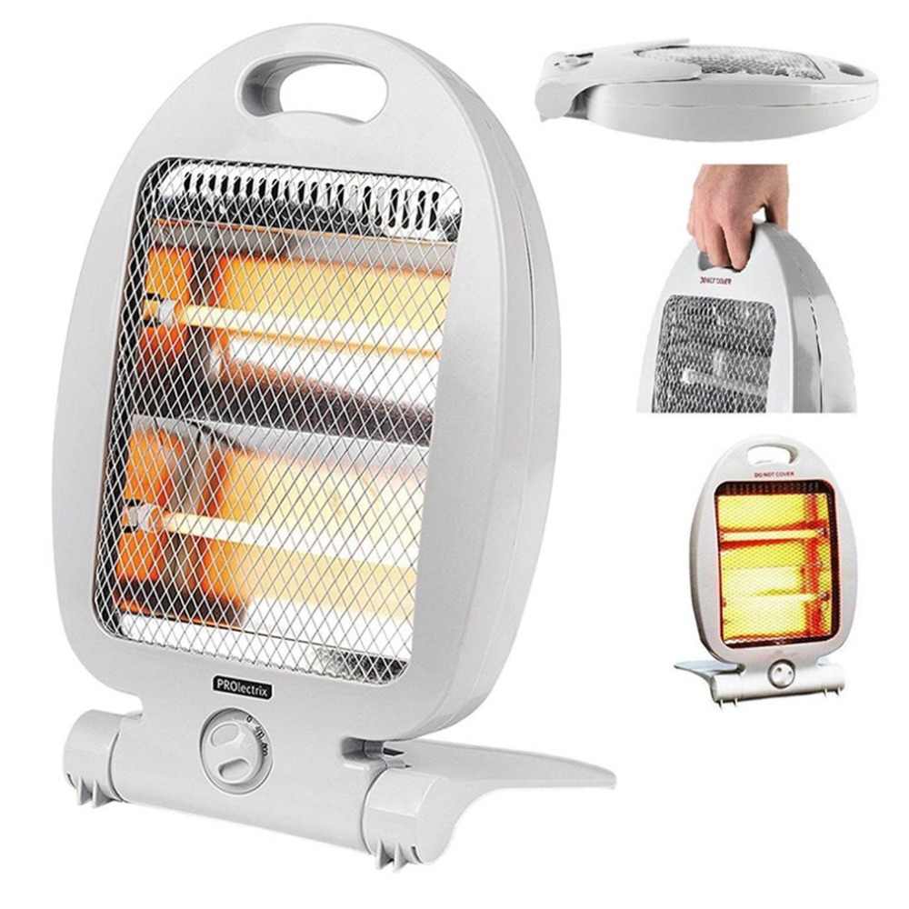 Φορητή Σόμπα Χαλαζία 800W με 2 Λυχνίες και Διακόπτη Ασφαλείας Φορητή Σόμπα Χαλαζία 800W με 2 Λυχνίες και Διακόπτη Ασφαλείας