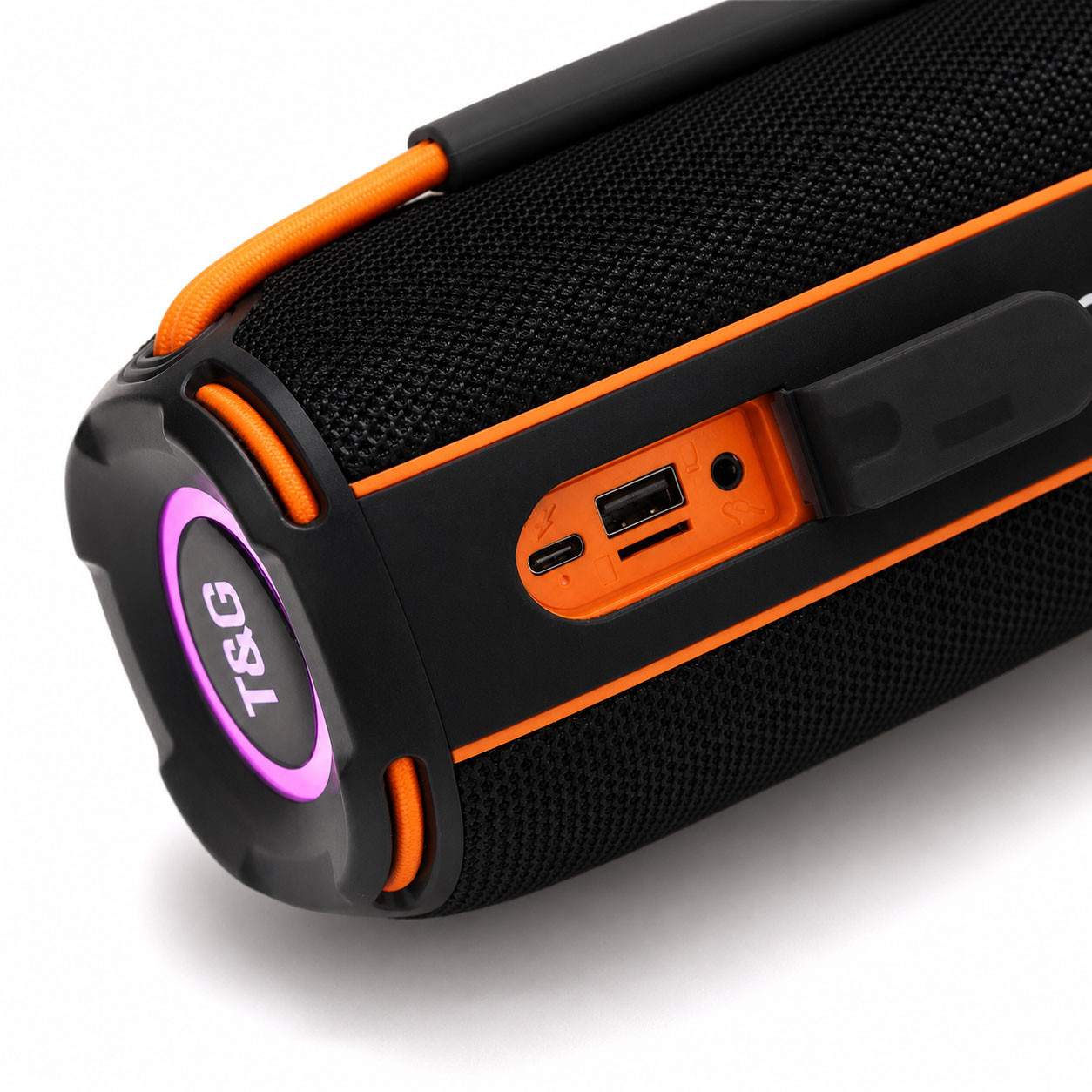 Φορητό Ασύρματο Ηχείο Bluetooth με RGB Φωτισμό και FM Ραδιόφωνο Τ&G Φορητό Ασύρματο Ηχείο Bluetooth με RGB Φωτισμό και FM Ραδιόφωνο Τ&G