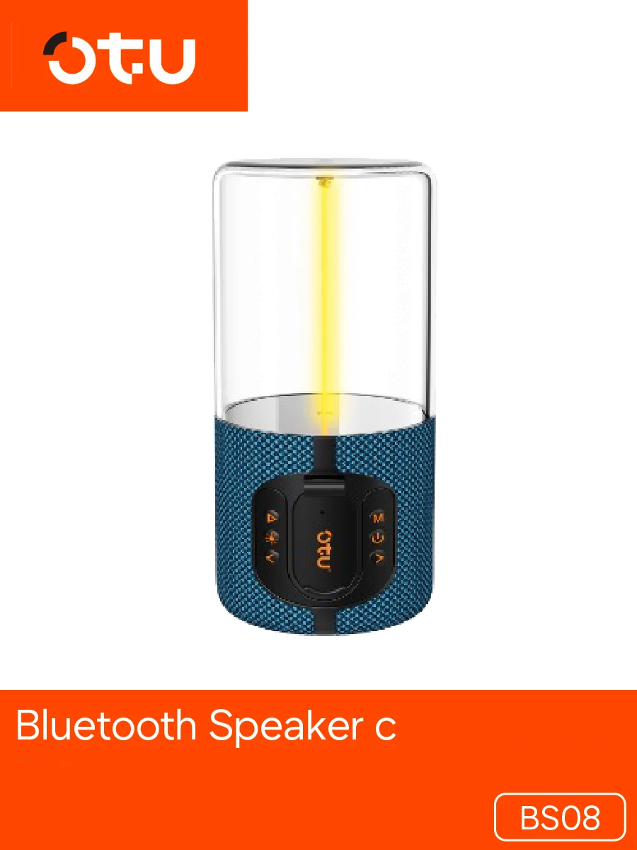 Φορητό Bluetooth Ηχείο OTU 5W με RGB Φωτισμό και MicroSD Μπλε Φορητό Bluetooth Ηχείο OTU 5W με RGB Φωτισμό και MicroSD Μπλε