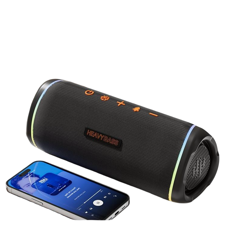Φορητό Bluetooth Ηχείο RGB Bass-18 με Heavy Bass Φορητό Bluetooth Ηχείο RGB Bass-18 με Heavy Bass