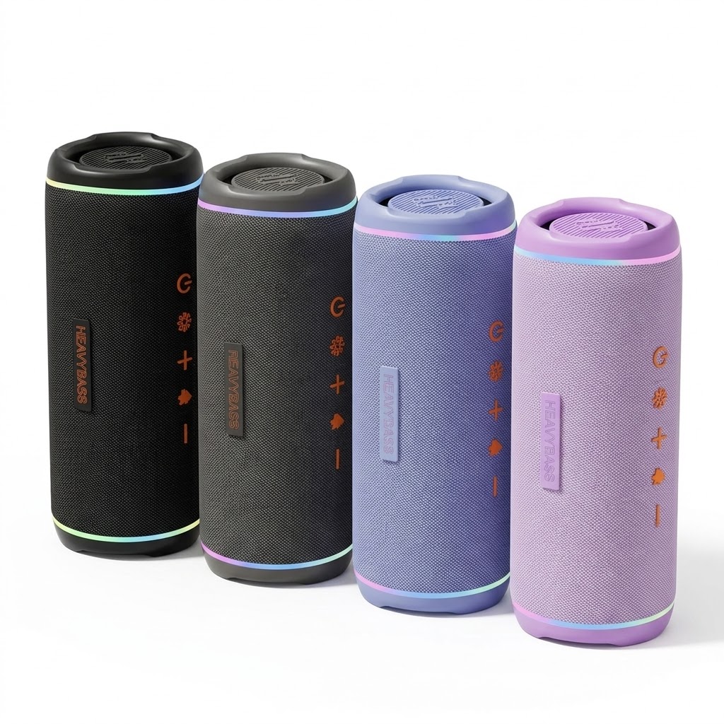 Φορητό Bluetooth Ηχείο RGB Bass-18 με Heavy Bass Φορητό Bluetooth Ηχείο RGB Bass-18 με Heavy Bass