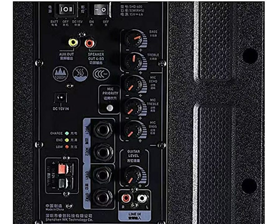 Φορητό Ηχείο Bluetooth Remax – Ισχυρή Απόδοση 50W για Karaoke Φορητό Ηχείο Bluetooth Remax – Ισχυρή Απόδοση 50W για Karaoke