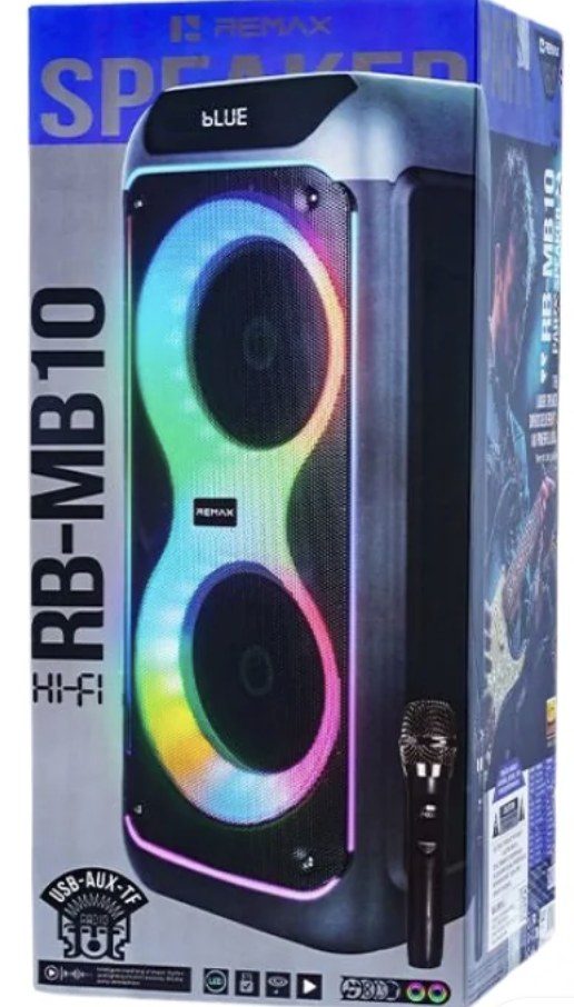 Φορητό Ηχείο Bluetooth Remax RB-MB10 140W – Διπλά Ηχεία 8