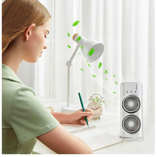 Φορητό Κλιματιστικό USB για Οικονομική Ψύξη με Υδρονέφωση και Υγραντήρα με Τεχνολογία Εξάτμισης - Air Cooler Ανεμιστήρας Air Condition Φορητό Κλιματιστικό USB για Οικονομική Ψύξη με Υδρονέφωση και Υγραντήρα με Τεχνολογία Εξάτμισης - Air Cooler Ανεμιστήρας Air Condition