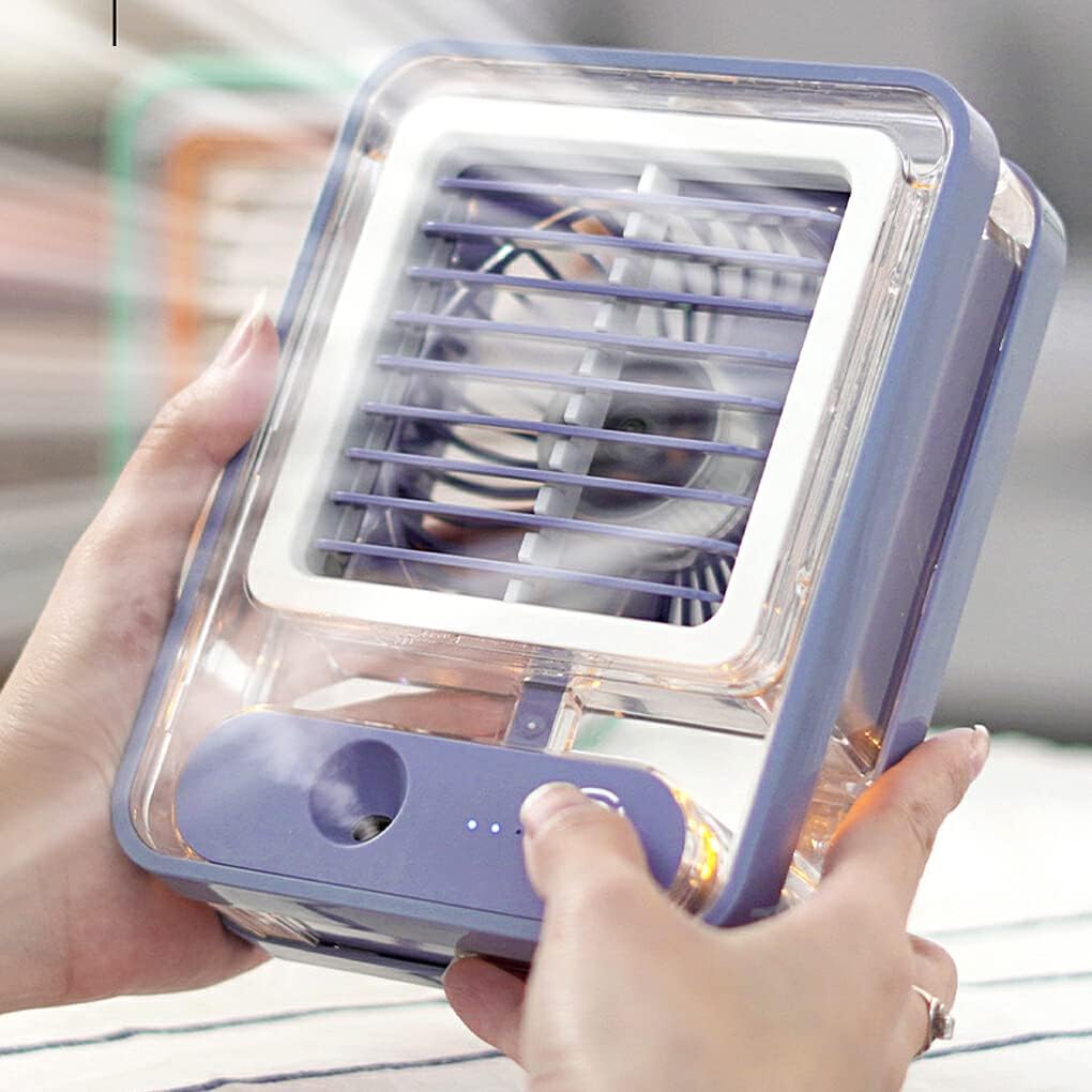 Φορητός Ανεμιστήρας Ψύξης & Υδρονέφωσης Type C 4.5W με Spray Νερού Υδρονέφωσης, LED Φωτισμό, Κουμπί Αφής & 3 Ταχύτητες Αέρα Φορητός Ανεμιστήρας Ψύξης & Υδρονέφωσης Type C 4.5W με Spray Νερού Υδρονέφωσης, LED Φωτισμό, Κουμπί Αφής & 3 Ταχύτητες Αέρα