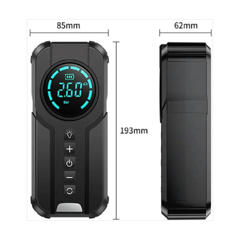 Φορητός Εκκινητής Μπαταρίας Αυτοκινήτου 8000 mA& Αεροσυμπιεστής με Ενσωματωμένο Φακό LED HIMK Φορητός Εκκινητής Μπαταρίας Αυτοκινήτου 8000 mA& Αεροσυμπιεστής με Ενσωματωμένο Φακό LED HIMK