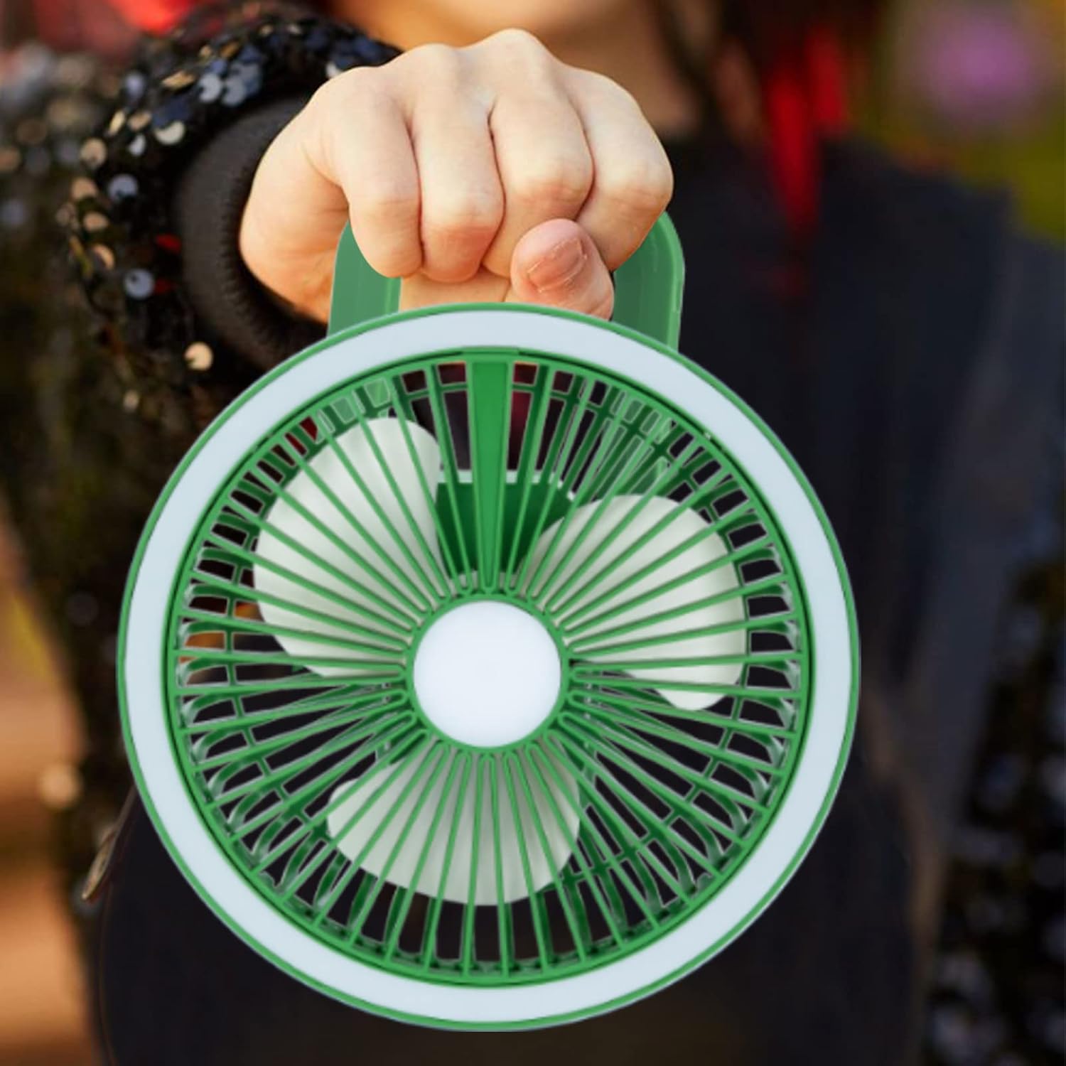 Φορητός RGB Mini Ανεμιστήρας 2 σε 1 με LED και USB Φόρτιση – Επιτραπέζιος & Κρεμαστός - Arrango Φορητός RGB Mini Ανεμιστήρας 2 σε 1 με LED και USB Φόρτιση – Επιτραπέζιος & Κρεμαστός - Arrango