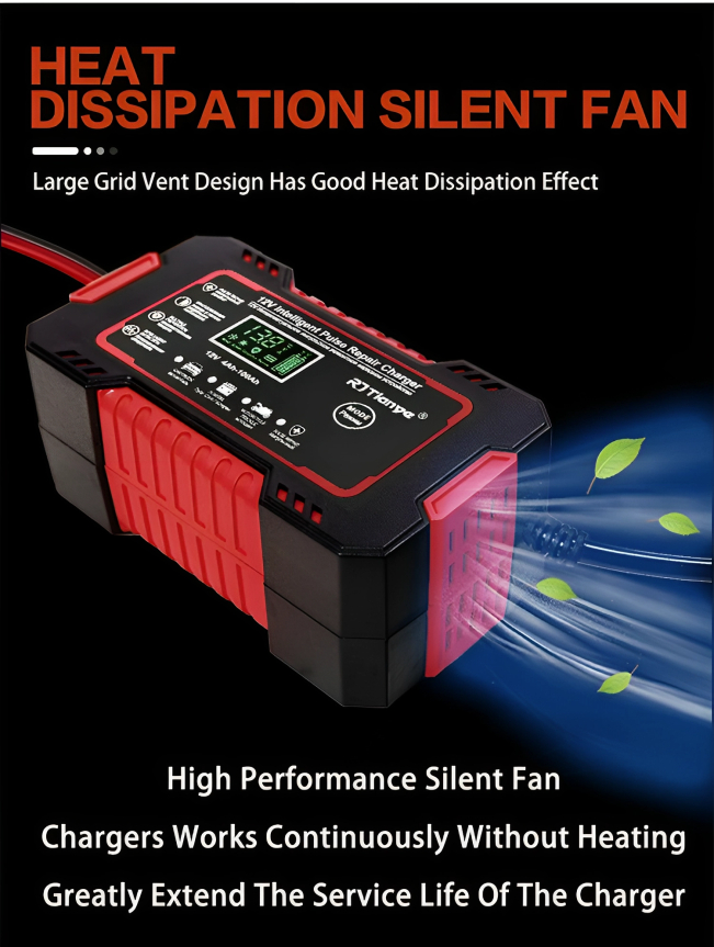 Φορτιστής Μπαταρίας Αυτοκινήτου & Μοτοσυκλέτας 6A 6V - 12V - Με Κροκοδειλάκια Φορτιστής Μπαταρίας Αυτοκινήτου & Μοτοσυκλέτας 6A 6V - 12V - Με Κροκοδειλάκια