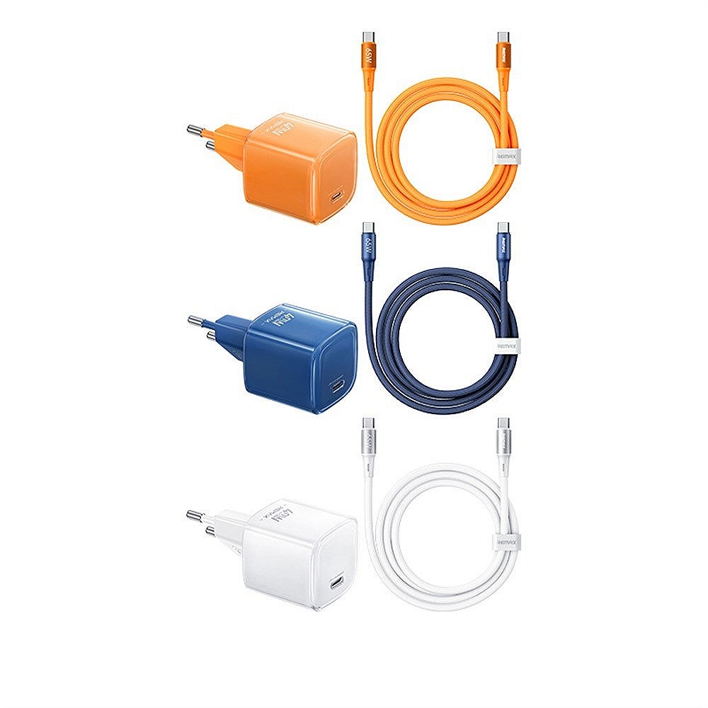 Φορτιστής Ταχείας Φόρτισης GaN 60W Remax, USB-C PD με Καλώδιο Φορτιστής Ταχείας Φόρτισης GaN 60W Remax, USB-C PD με Καλώδιο