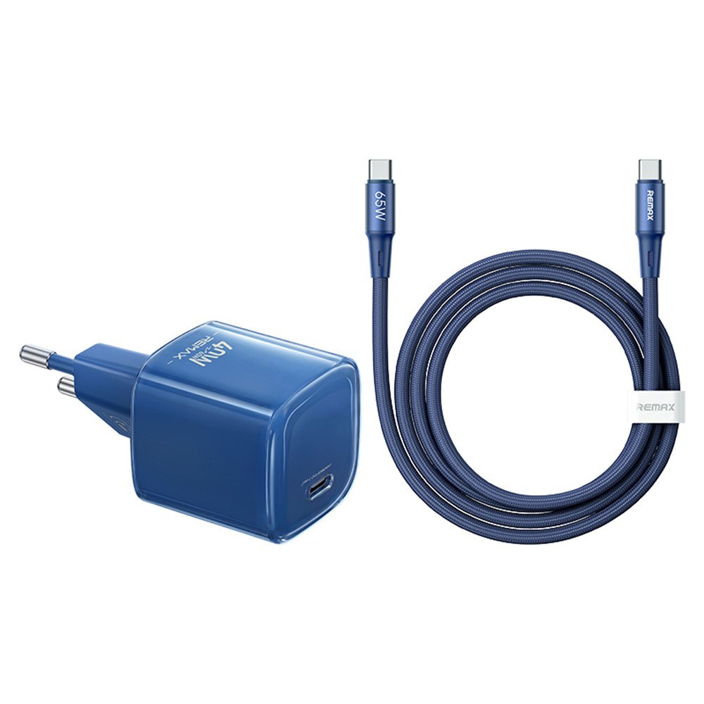 Φορτιστής Ταχείας Φόρτισης GaN 60W Remax, USB-C PD με Καλώδιο Φορτιστής Ταχείας Φόρτισης GaN 60W Remax, USB-C PD με Καλώδιο