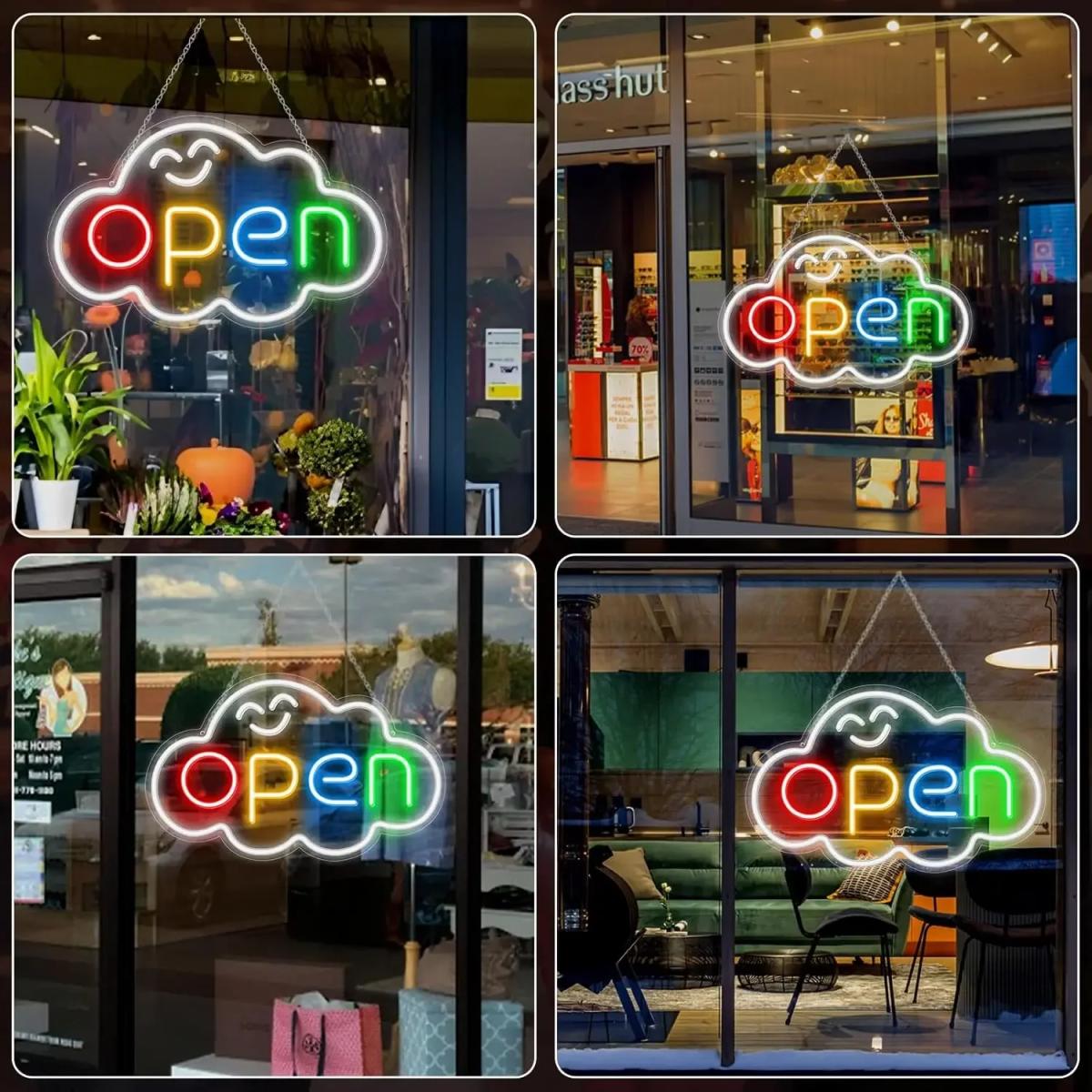 Φωτεινή Διαφημιστική Πινακίδα LED Neon OPEN – Πολύχρωμη USB 22x40cm Φωτεινή Διαφημιστική Πινακίδα LED Neon OPEN – Πολύχρωμη USB 22x40cm
