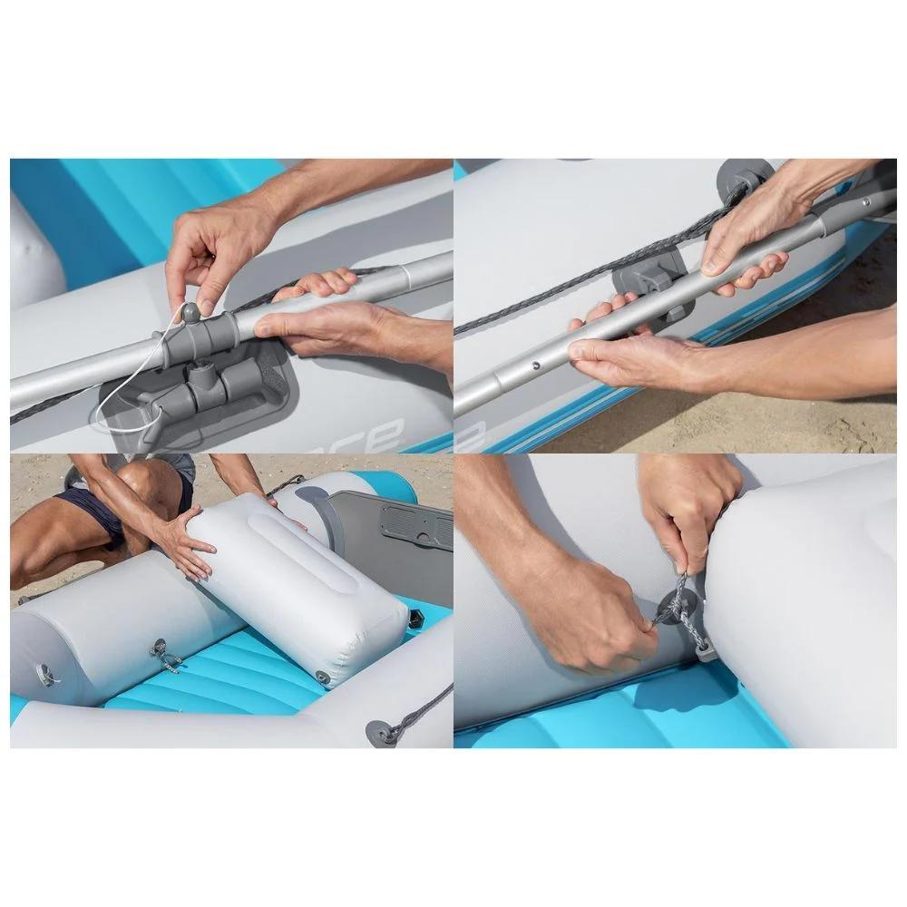 Φουσκωτή Βάρκα Θαλάσσης Με Κουπιά Για 2 Άτομα 230x130cm Bestway Φουσκωτή Βάρκα Θαλάσσης Με Κουπιά Για 2 Άτομα 230x130cm Bestway