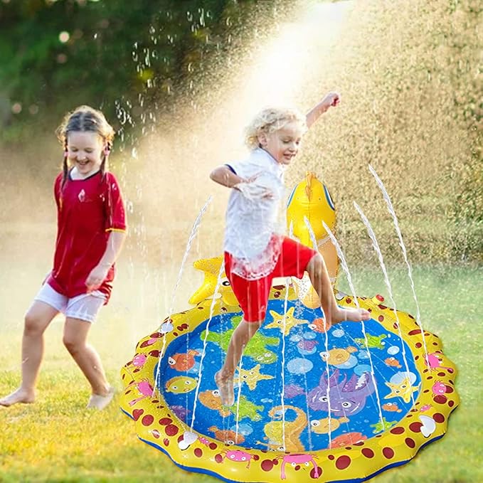Φουσκωτό Splash Pad - Χαλάκι Νερού για Παιδιά με Ψεκασμό Φουσκωτό Splash Pad - Χαλάκι Νερού για Παιδιά με Ψεκασμό