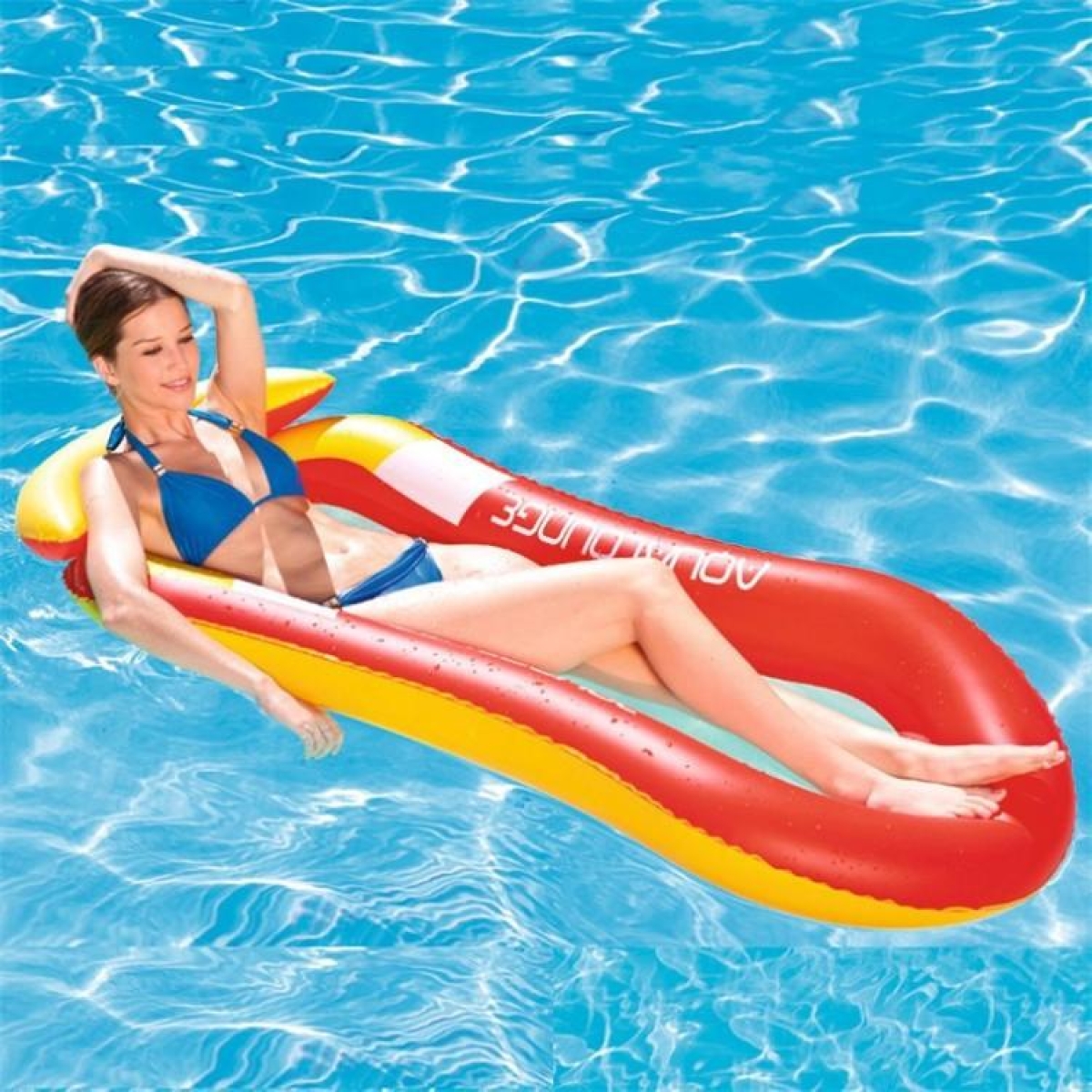 Φουσκωτό Στρώμα Με Δίχτυ Και Μαξιλάρι Aqua Lounge Φουσκωτό Στρώμα Με Δίχτυ Και Μαξιλάρι Aqua Lounge