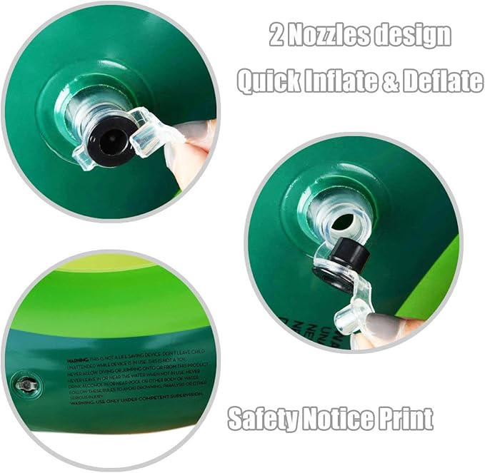 Φουσκωτό Στρώμα Θαλάσσης Αβοκάντο με Μπάλα 165 x 130cm Φουσκωτό Στρώμα Θαλάσσης Αβοκάντο με Μπάλα 165 x 130cm