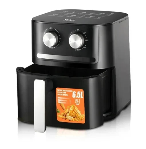 Φριτέζα Αέρος με Χωρητικότητα 6.5L Air fryer 1600W και Τεχνολογία Κυκλοφορίας Αέρα 360° για Υγιεινό Μαγείρεμα Χωρίς Λάδι RAF Μαύρο Φριτέζα Αέρος με Χωρητικότητα 6.5L Air fryer 1600W και Τεχνολογία Κυκλοφορίας Αέρα 360° για Υγιεινό Μαγείρεμα Χωρίς Λάδι RAF Μαύρο