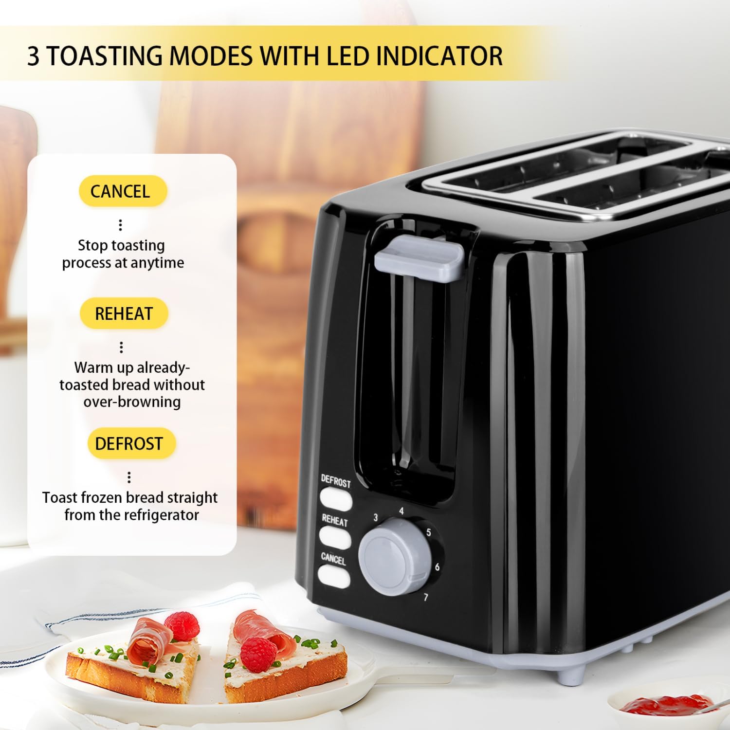 Φρυγανιέρα 2 Θέσεων 750W - Με 7 Ρυθμίσεις Ψησίματος και Αποσπώμενο Δίσκο για τα Ψίχουλα - AIGOSTAR Φρυγανιέρα 2 Θέσεων 750W - Με 7 Ρυθμίσεις Ψησίματος και Αποσπώμενο Δίσκο για τα Ψίχουλα - AIGOSTAR