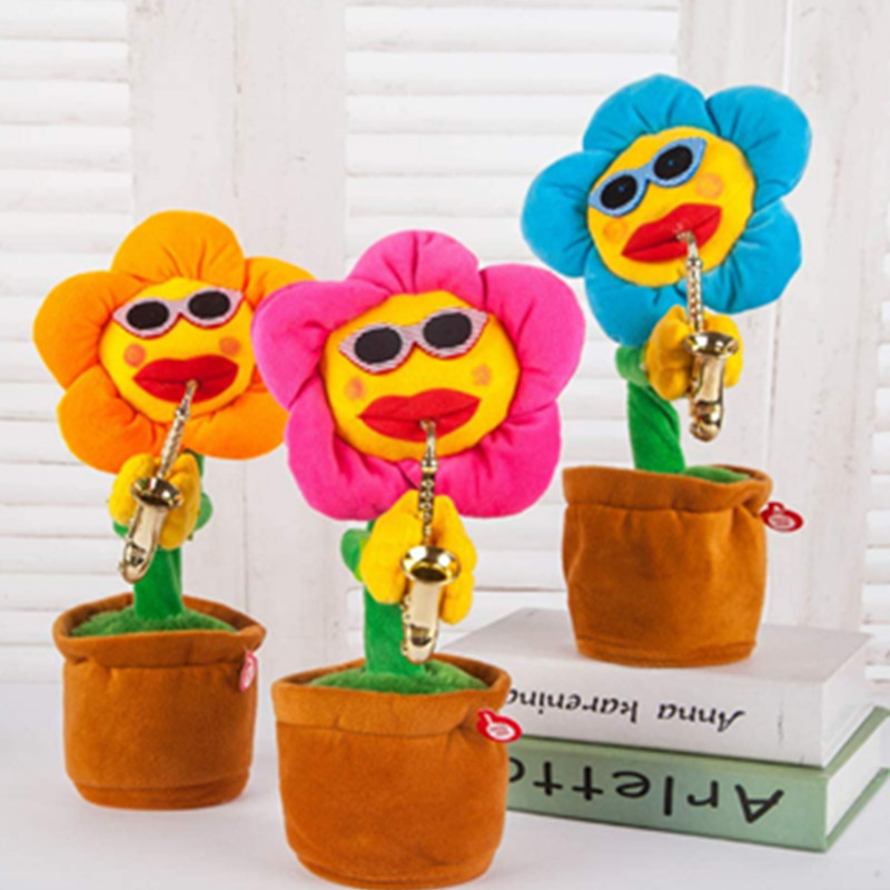 Funky SunFlower - Παιχνίδι που Χορεύει, Μιλάει & Τραγουδάει με USB Funky SunFlower - Παιχνίδι που Χορεύει, Μιλάει & Τραγουδάει με USB