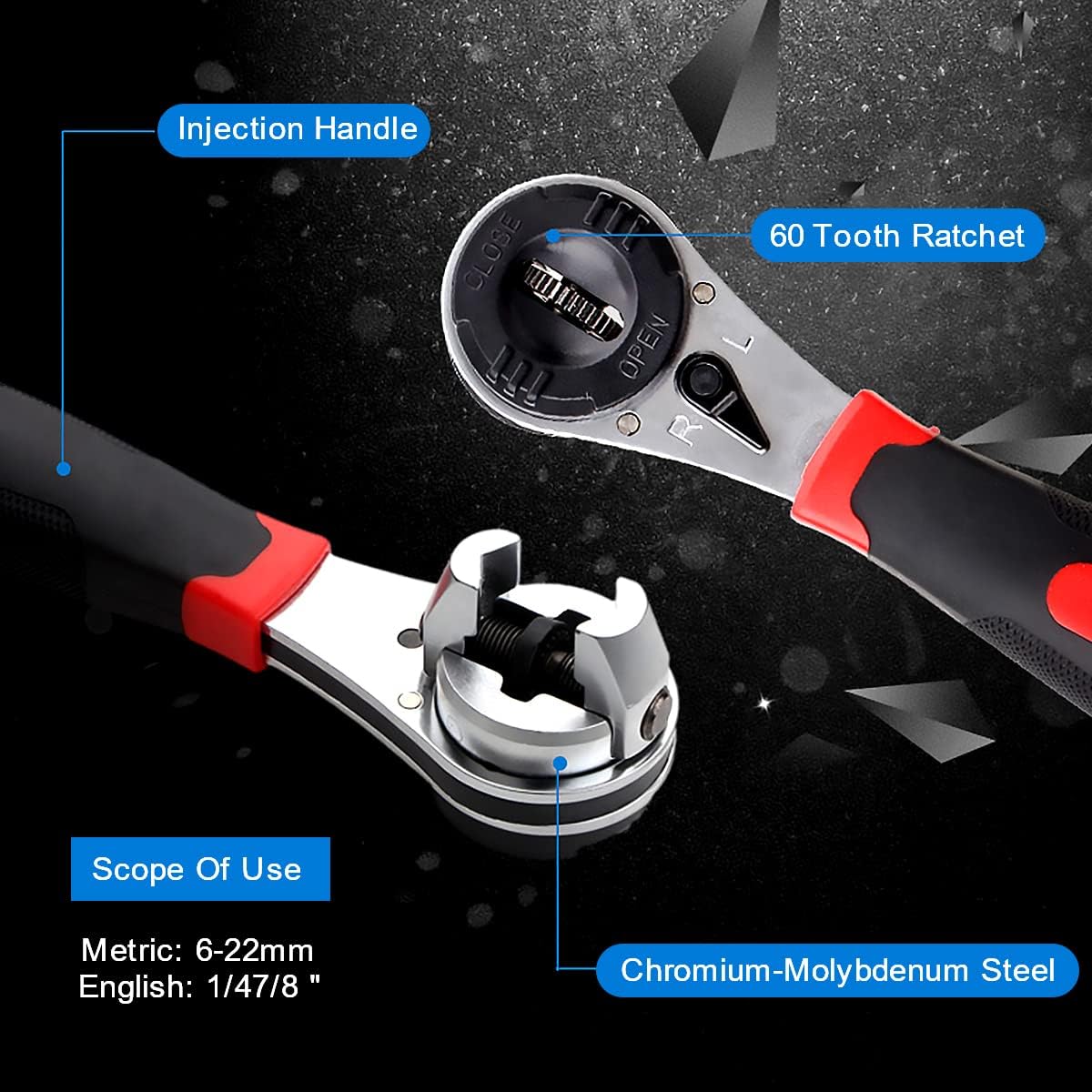 Γαλλικό Κλειδί με Καστάνια 6.5 - 22mm & Μήκος 20cm Γαλλικό Κλειδί με Καστάνια 6.5 - 22mm & Μήκος 20cm
