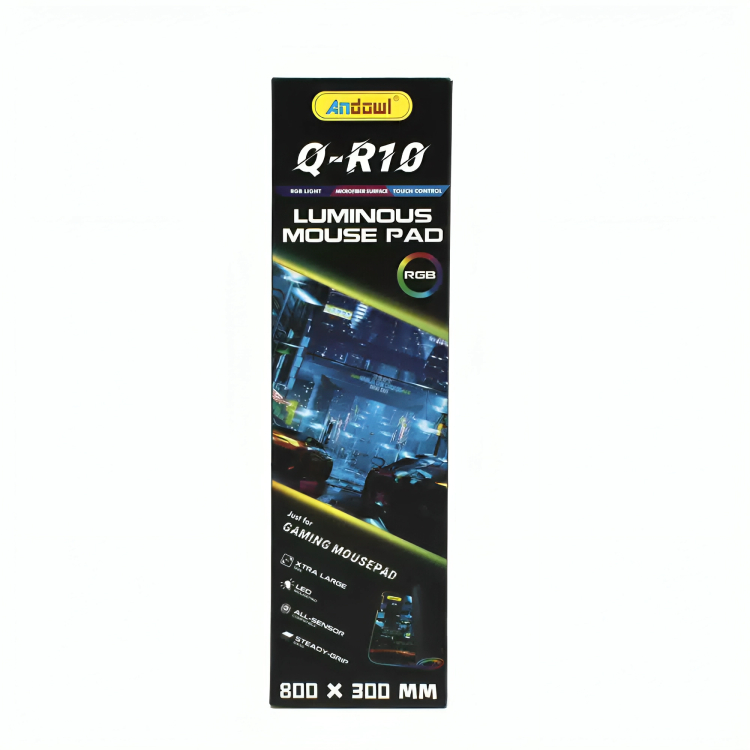 Gaming Mousepad XXL με Φωτισμό RGB 80 cm - Games Start - Andowl Gaming Mousepad XXL με Φωτισμό RGB 80 cm - Games Start - Andowl