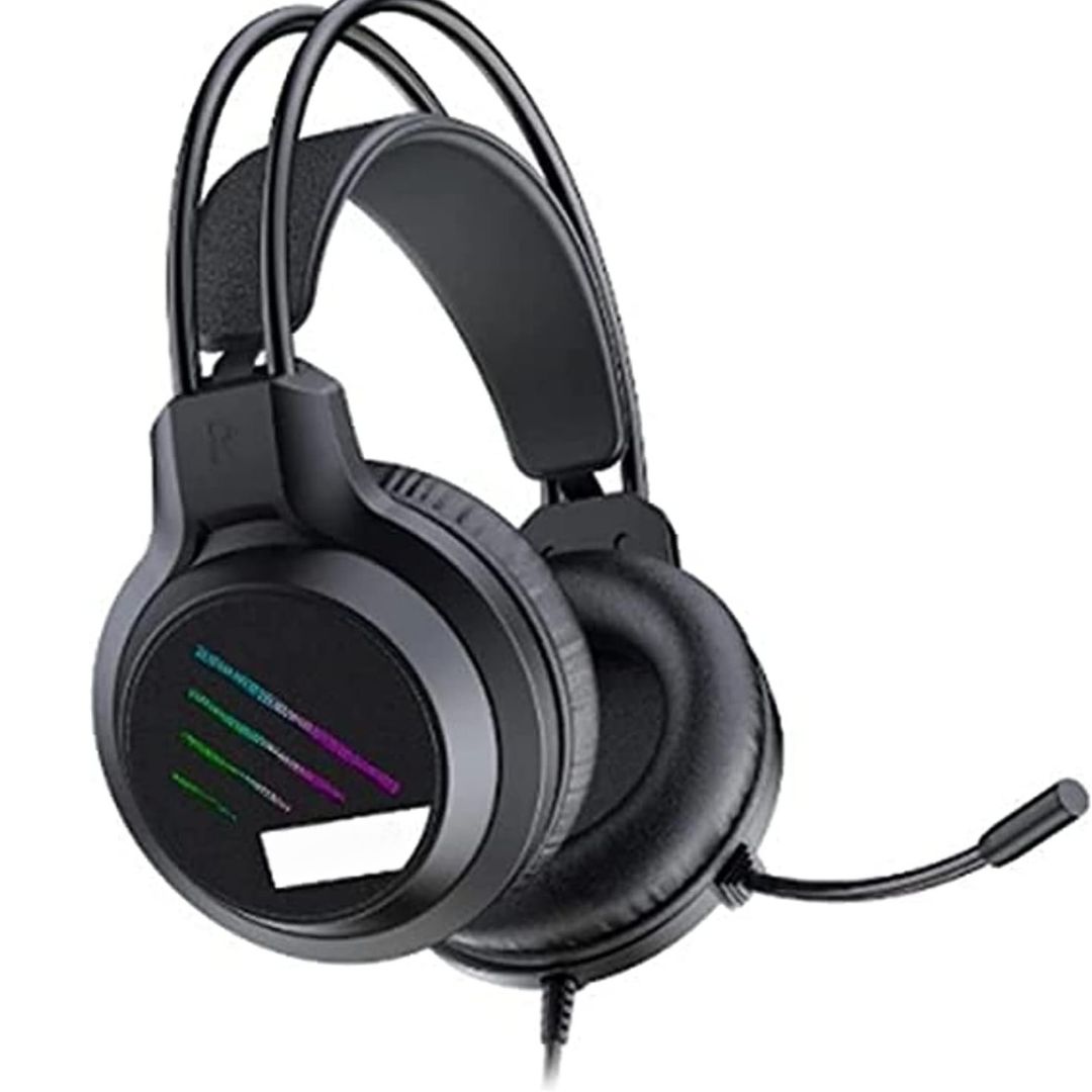 Gaming RGB Ενσύρματο Headset με Μικρόφωνο με Μείωση Θορύβου Gaming RGB Ενσύρματο Headset με Μικρόφωνο με Μείωση Θορύβου