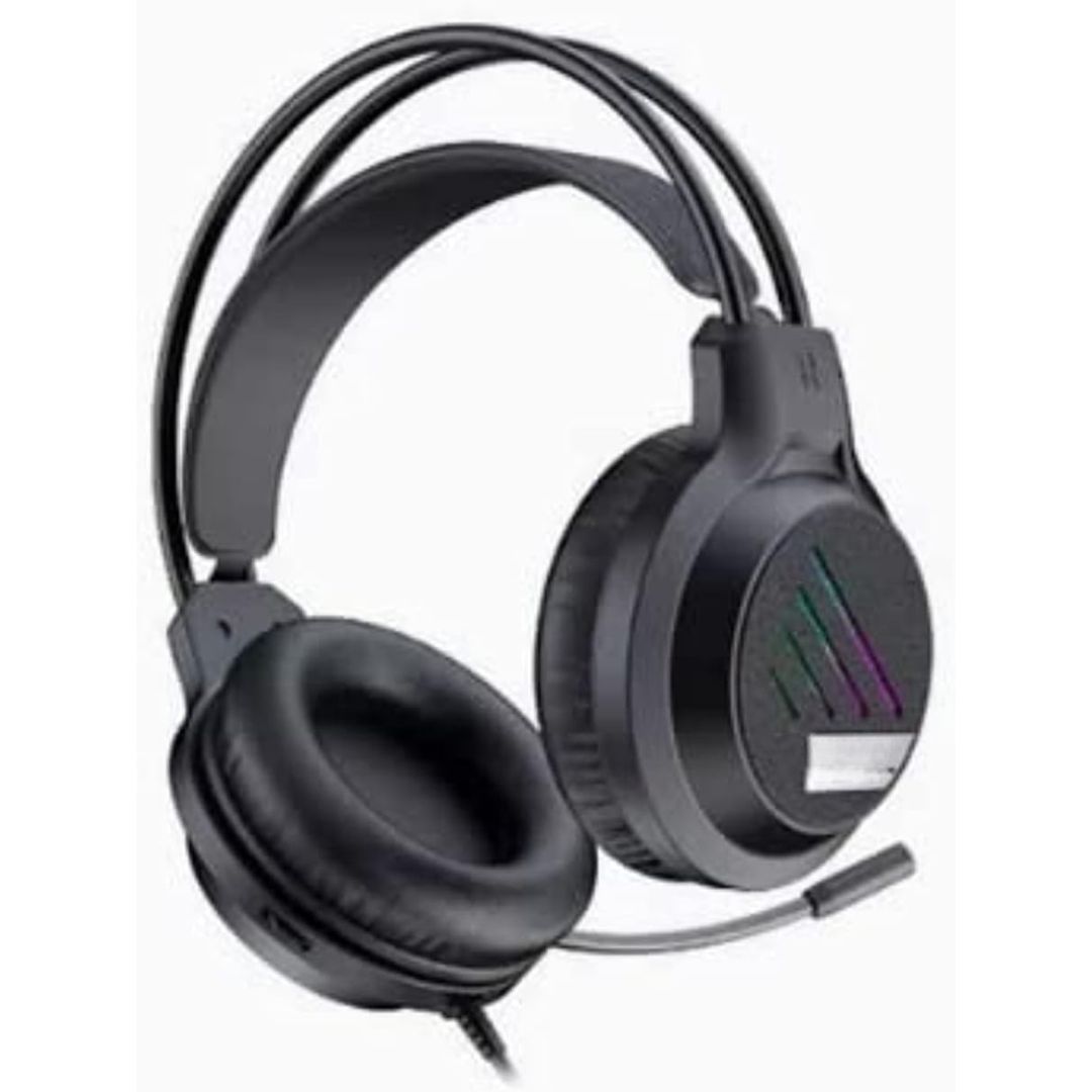 Gaming RGB Ενσύρματο Headset με Μικρόφωνο με Μείωση Θορύβου Gaming RGB Ενσύρματο Headset με Μικρόφωνο με Μείωση Θορύβου