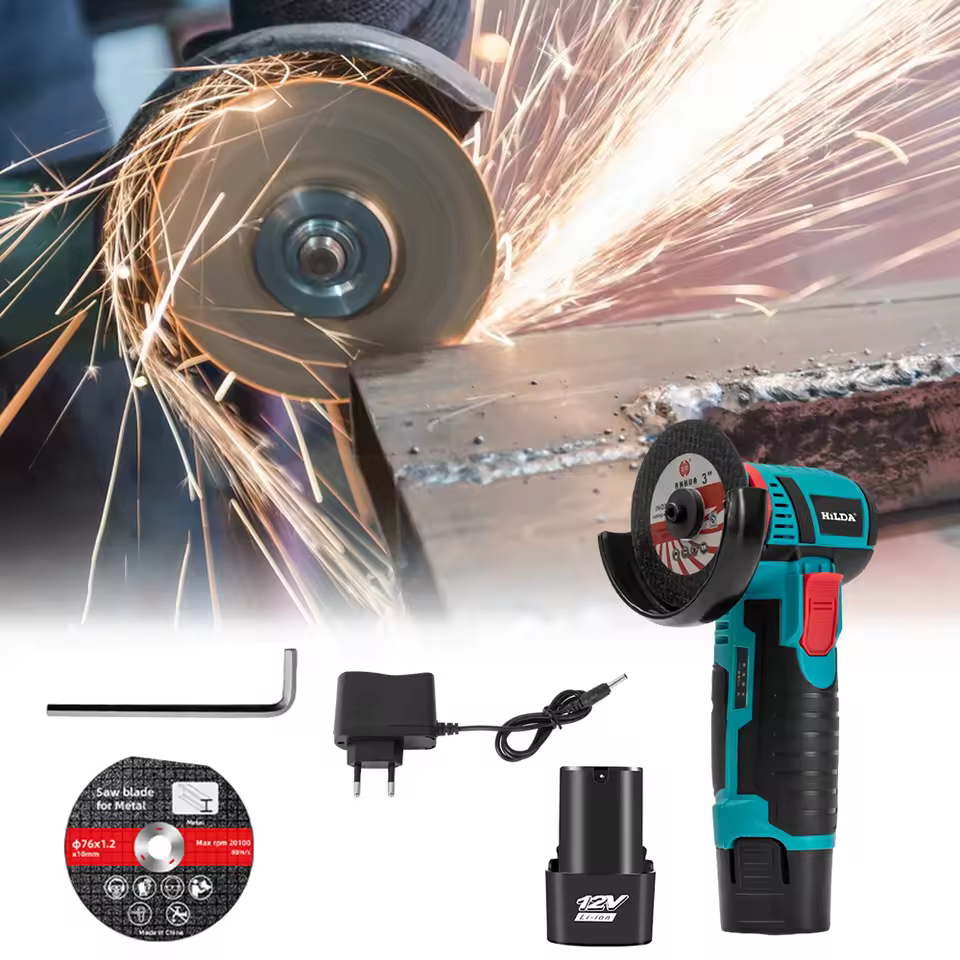 Γωνιακός Τροχός 76mm Μπαταρίας 2x1.5Ah Γωνιακός Τροχός 76mm Μπαταρίας 2x1.5Ah