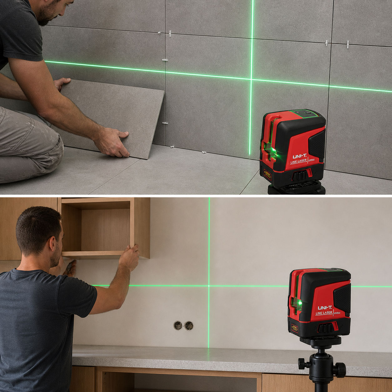 Γραμμικό Αλφάδι Laser UNI-T με Πράσινη Δέσμη 2 Ακτίων - Σταυρού & Αυτόματη Οριζοντίωση Γραμμικό Αλφάδι Laser UNI-T με Πράσινη Δέσμη 2 Ακτίων - Σταυρού & Αυτόματη Οριζοντίωση