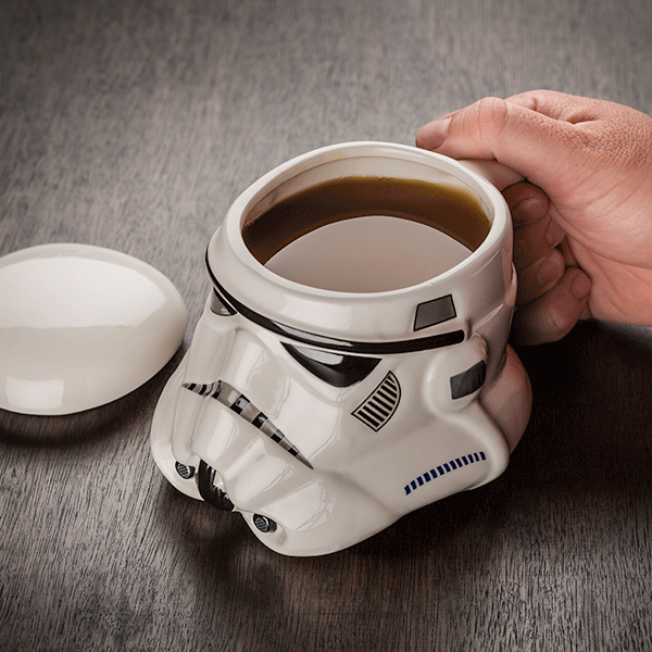 Γυαλιστερή Κούπα MEGA Stormtrooper's Helmet Star Wars σε Σχήμα Κράνους με Καπάκι Γυαλιστερή Κούπα MEGA Stormtrooper's Helmet Star Wars σε Σχήμα Κράνους με Καπάκι