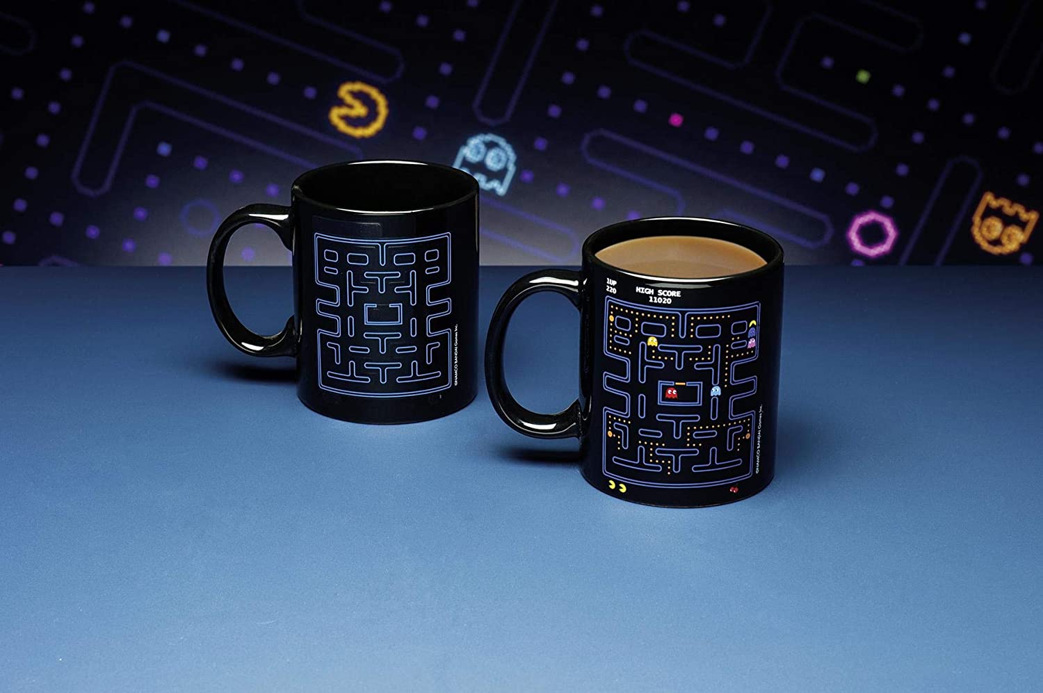 Γυαλιστερή Μαγική Θερμοχρωμική Κούπα Mega Pac Man - Thermosensitive Χωρητικότητας 330 mL Γυαλιστερή Μαγική Θερμοχρωμική Κούπα Mega Pac Man - Thermosensitive Χωρητικότητας 330 mL
