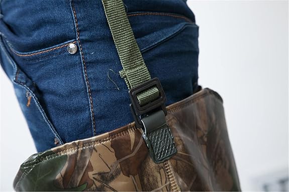 HEAVY DUTY Γαλότσες Στήθους Εργασίας - Ψαρέματος - Αδιάβροχη Ολόσωμη Στολή με Μπότες Συγκολλημένες με Παντελόνι PVC - Χακί Παραλλαγή HEAVY DUTY Γαλότσες Στήθους Εργασίας - Ψαρέματος - Αδιάβροχη Ολόσωμη Στολή με Μπότες Συγκολλημένες με Παντελόνι PVC - Χακί Παραλλαγή