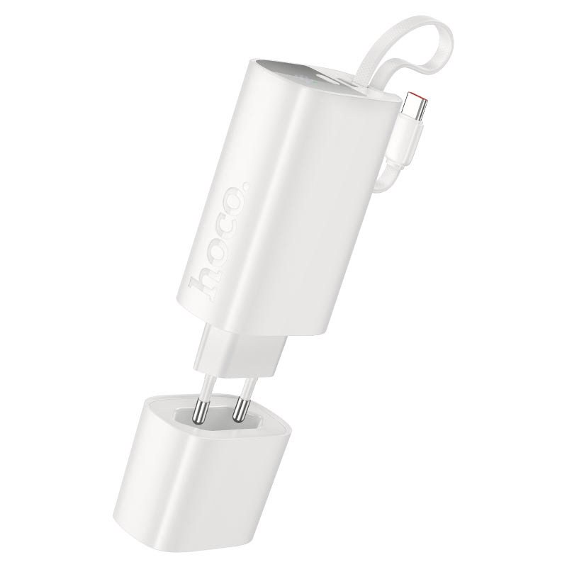 Hoco Power Bank 5000mAh – Φορτιστής και Powerbank με USB-C Καλώδιο, PD 20W, LED Display, Ταχυφόρτιση Hoco Power Bank 5000mAh – Φορτιστής και Powerbank με USB-C Καλώδιο, PD 20W, LED Display, Ταχυφόρτιση
