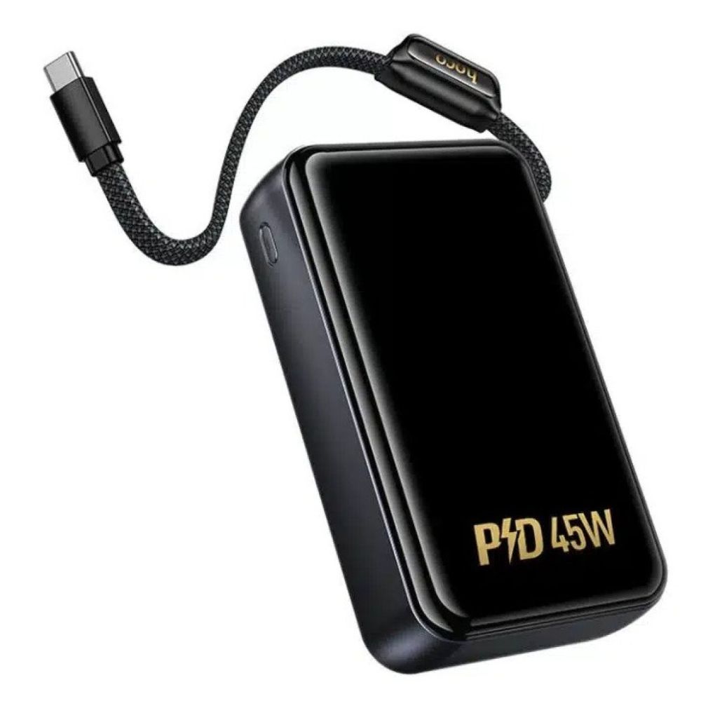 Hoco Shine Power Bank 20.000mAh 45W με 2 Θύρες και Ενσωματωμένο Type-C Hoco Shine Power Bank 20.000mAh 45W με 2 Θύρες και Ενσωματωμένο Type-C
