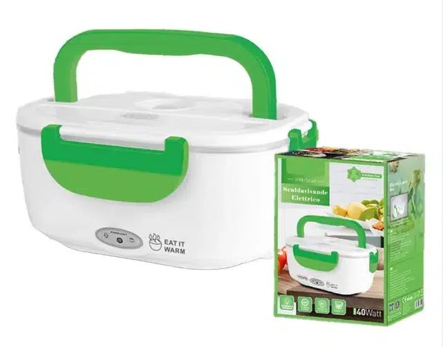 Hoomei Ηλεκτρικό Θερμαινόμενο Αεροστεγές Δοχείο Φαγητού 40W Inox Πράσινο Hoomei Ηλεκτρικό Θερμαινόμενο Αεροστεγές Δοχείο Φαγητού 40W Inox Πράσινο