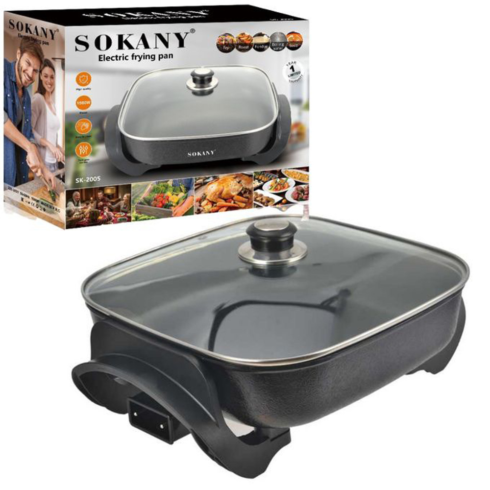 Ηλεκτρική Αντικολλητική Φριτέζα Αέρος SOKANY 1500W Ηλεκτρική Αντικολλητική Φριτέζα Αέρος SOKANY 1500W