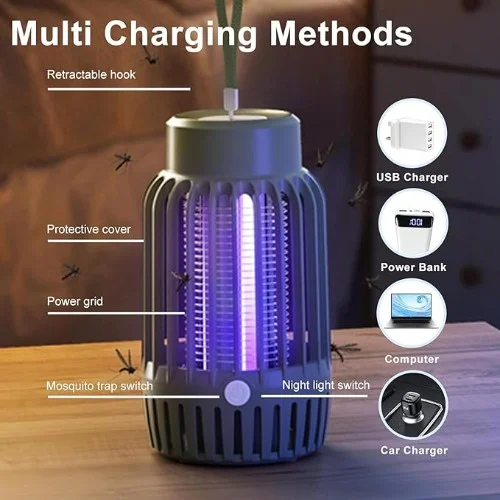 Ηλεκτρική Αντικουνουπική Λάμπα UV Hoomei 1.5W Ροζ – Προστασία από Κουνούπια και Έντομα Ηλεκτρική Αντικουνουπική Λάμπα UV Hoomei 1.5W Ροζ – Προστασία από Κουνούπια και Έντομα