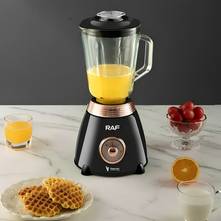 Ηλεκτρικό Μίξερ - Μπλέντερ 1000W - Με Κανάτα 1.5L και Δοχείο Θρυμματισμού - RAF Ηλεκτρικό Μίξερ - Μπλέντερ 1000W - Με Κανάτα 1.5L και Δοχείο Θρυμματισμού - RAF