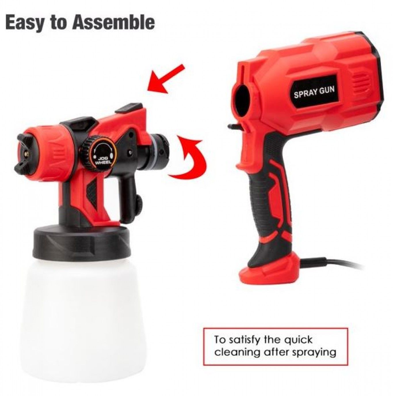 Ηλεκτρικό Πιστόλι Βαφής 550W 800ml Ηλεκτρικό Πιστόλι Βαφής 550W 800ml