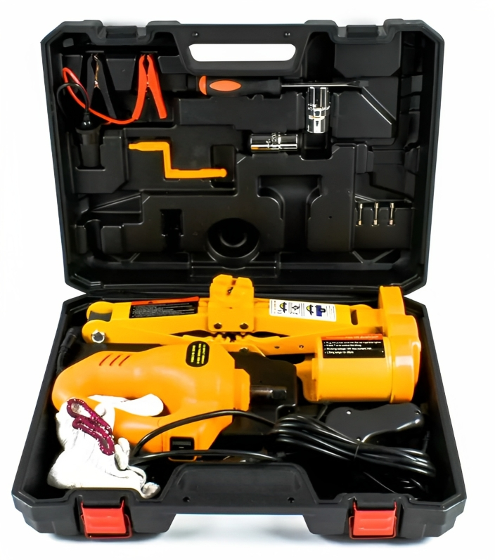 Ηλεκτρικός Γρύλος Ανύψωσης Αυτοκινήτου με Χειριστήριο - Έως 2 τόνους - Με Βαλιτσάκι Μεταφοράς Ηλεκτρικός Γρύλος Ανύψωσης Αυτοκινήτου με Χειριστήριο - Έως 2 τόνους - Με Βαλιτσάκι Μεταφοράς