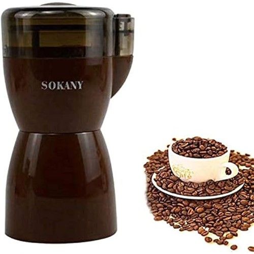 Ηλεκτρικός Μύλος Άλεσης Καφέ Sokany 180W Χωητικότητας 100gr- Καφέ Χρώμα Ηλεκτρικός Μύλος Άλεσης Καφέ Sokany 180W Χωητικότητας 100gr- Καφέ Χρώμα