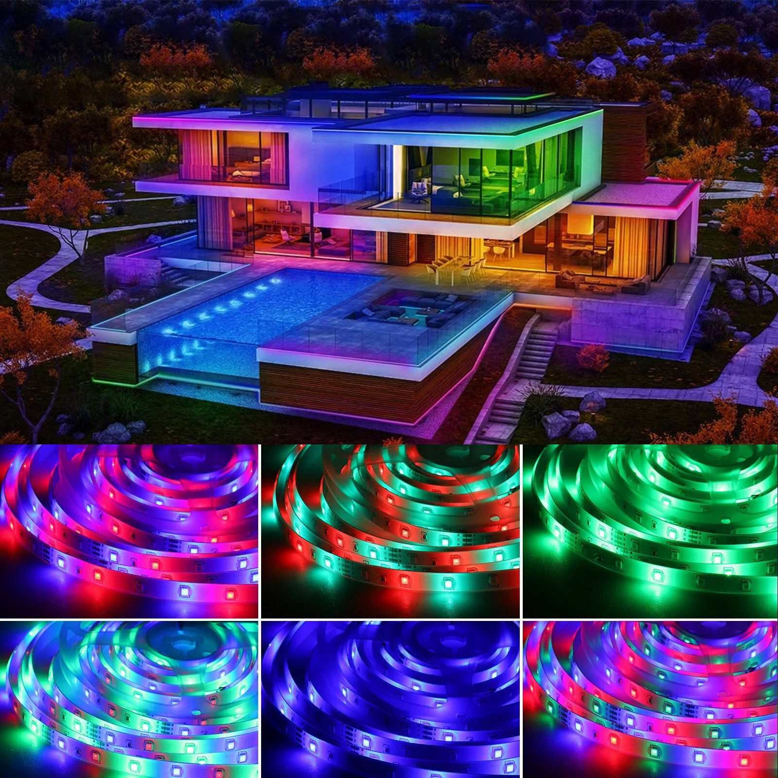 Ηλιακή Αδιάβροχη Ταινία LED RGB 5m IP65 με Βάση Πάνελ - Πάσσαλο Εξωτερικού Χώρου Πολύχρομου Φωτισμού Ηλιακή Αδιάβροχη Ταινία LED RGB 5m IP65 με Βάση Πάνελ - Πάσσαλο Εξωτερικού Χώρου Πολύχρομου Φωτισμού