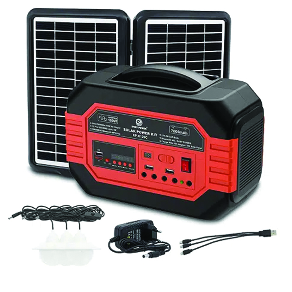 Ηλιακό Σύστημα Φωτισμού και Φόρτισης με Πάνελ, 2 θύρες USB και 3 Λάμπες LED Ηλιακό Σύστημα Φωτισμού και Φόρτισης με Πάνελ, 2 θύρες USB και 3 Λάμπες LED