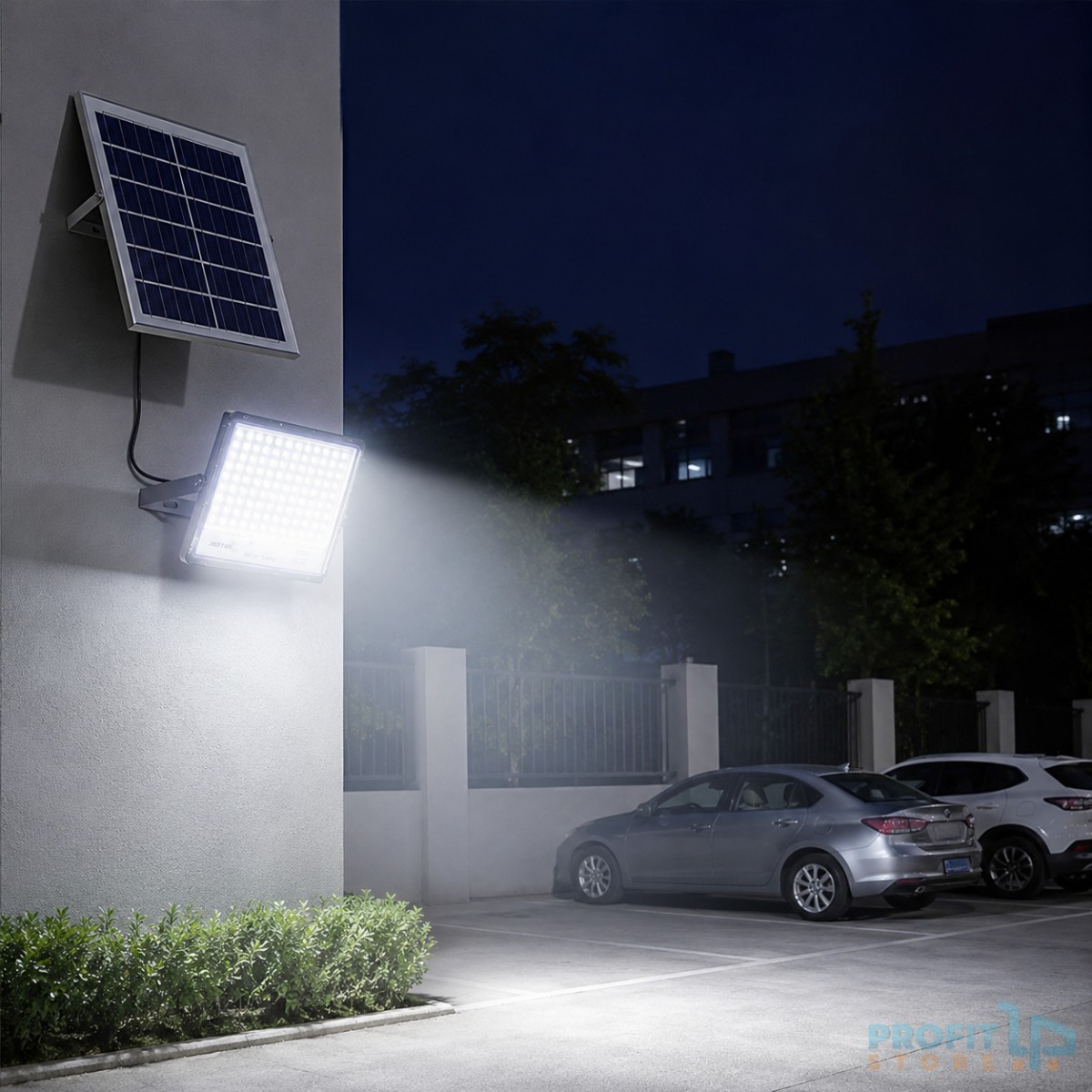 Ηλιακός Προβολέας LED Jortan 600W με Τηλεχειριστήριο IP66 Αδιάβροχος, Ψυχρό Λευκό Φως Ηλιακός Προβολέας LED Jortan 600W με Τηλεχειριστήριο IP66 Αδιάβροχος, Ψυχρό Λευκό Φως