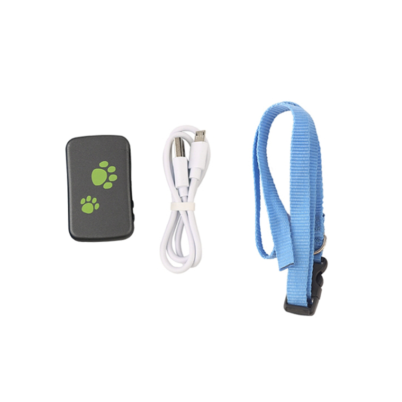 Επαναφορτιζόμενο GPS Tracker Για Κατοικίδια, Συσκευή Εντοπισμού Κατοικίδιων Κάρτας Sim 3G με Γαλάζιο Λουράκι, Εφαρμογή Κινητού & Υπολογιστή, TK203 OEM