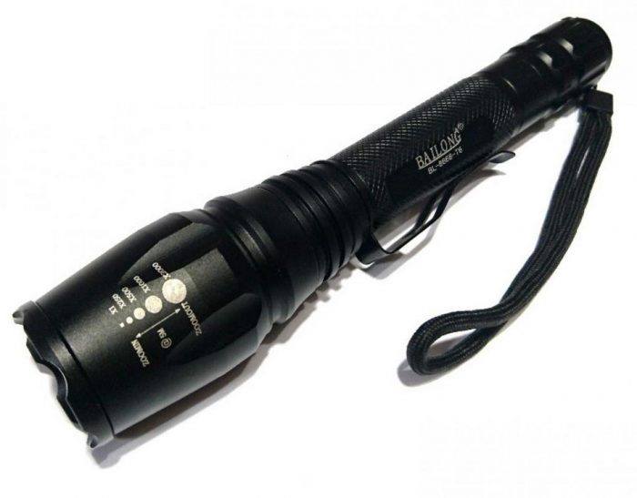 Επαναφορτιζόμενος Φακός led bailong BL-8668