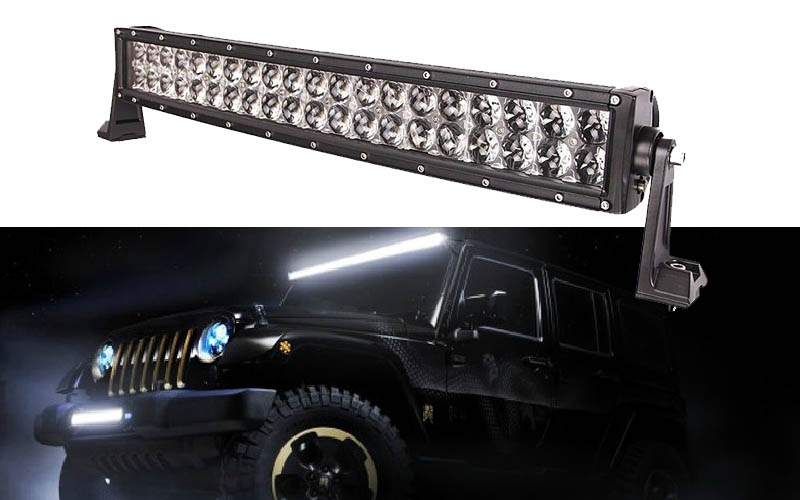 Αδιάβροχος Προβολέας CREE LED - Μπάρα Φωτισμού 40 LED - 120W - Ψυχρό Φως