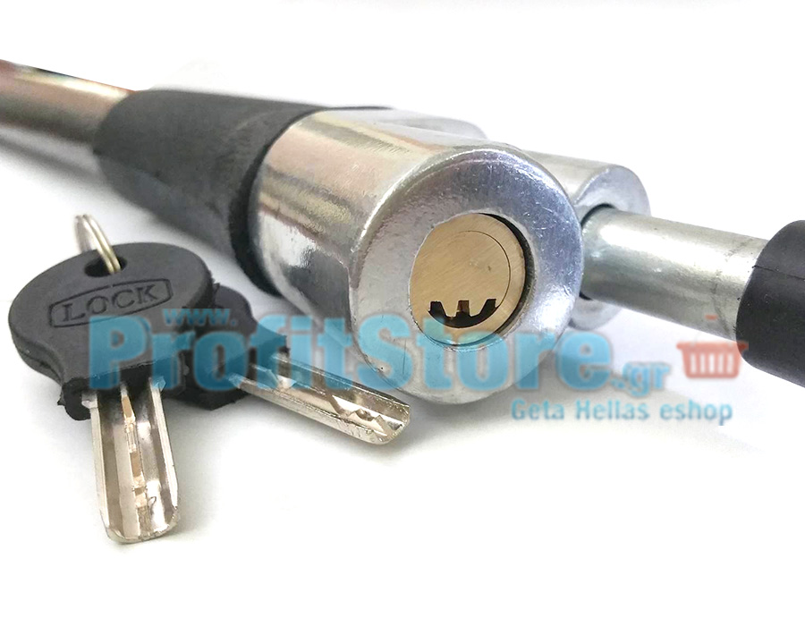  Αντικλεπτικό Μπαστούνι Τιμόνι - Πεντάλ Αυτοκινήτου Extra Heavy Duty TYPER-CQ-6084